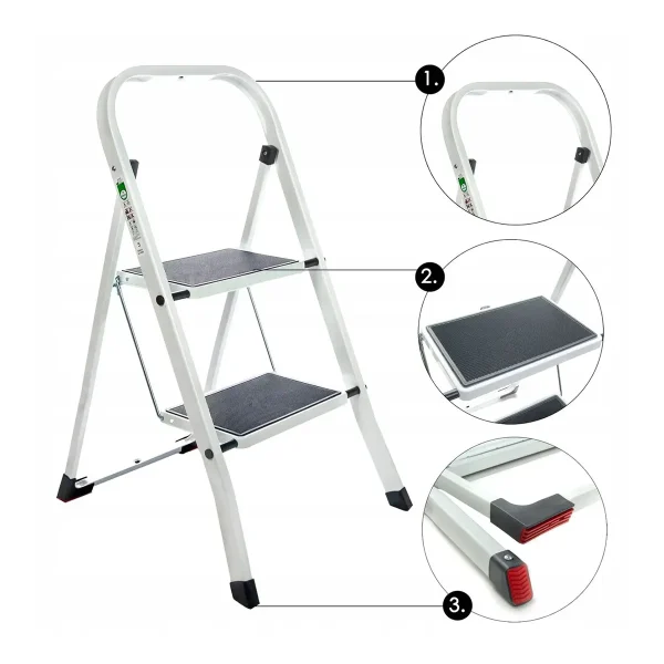 Samostojeća ljestva - 2 prečke - 47 cm - EUROGOLD