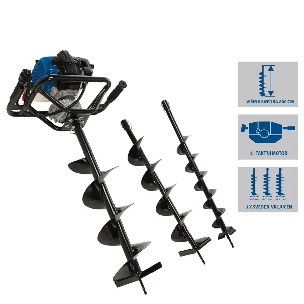 Motorna bušilica za zemlju EB2000 - 20 cm - Scheppach