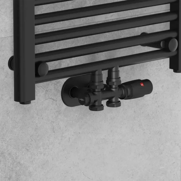 Termostatski dvocevni kutni H-ventil