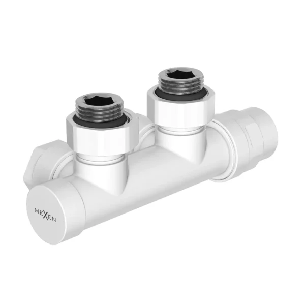 Termostatski dvocevni kutni H-ventil