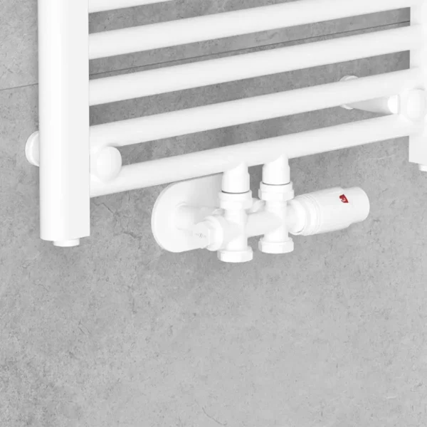 Termostatski dvocevni kutni H-ventil