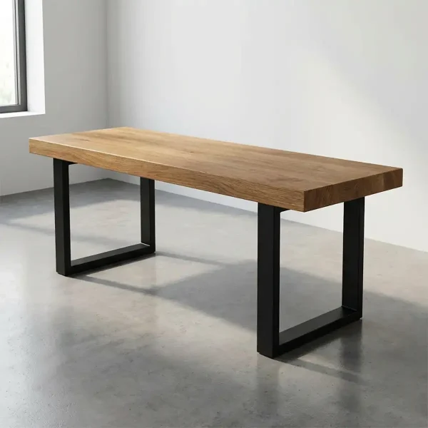 Noge za klub stolić ili klupu CUBIX - 40 x 43 cm - 2 kom - Crne