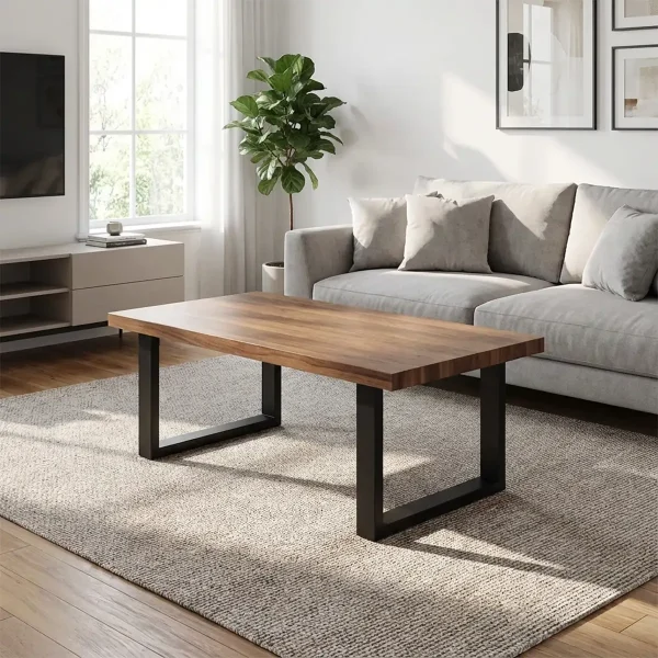 Noge za klub stolić ili klupu CUBIX - 40 x 43 cm - 2 kom - Crne