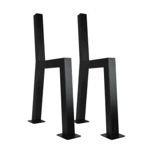 Noge za klupu PARK - 2 kom - Crne