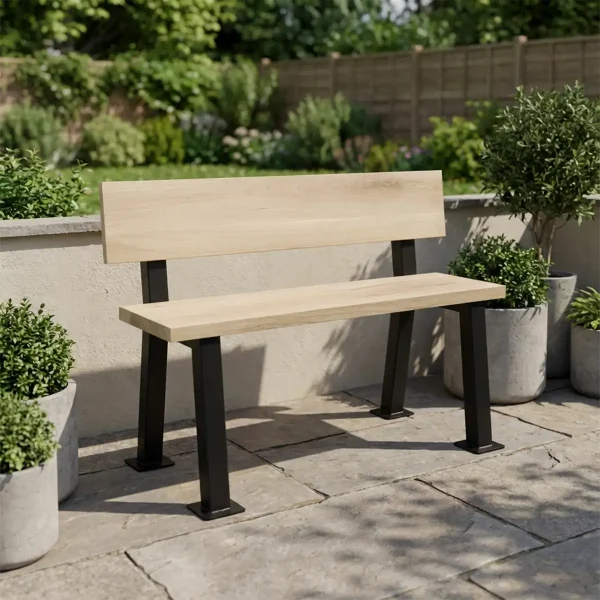 Noge za klupu PARK - 2 kom - Crne