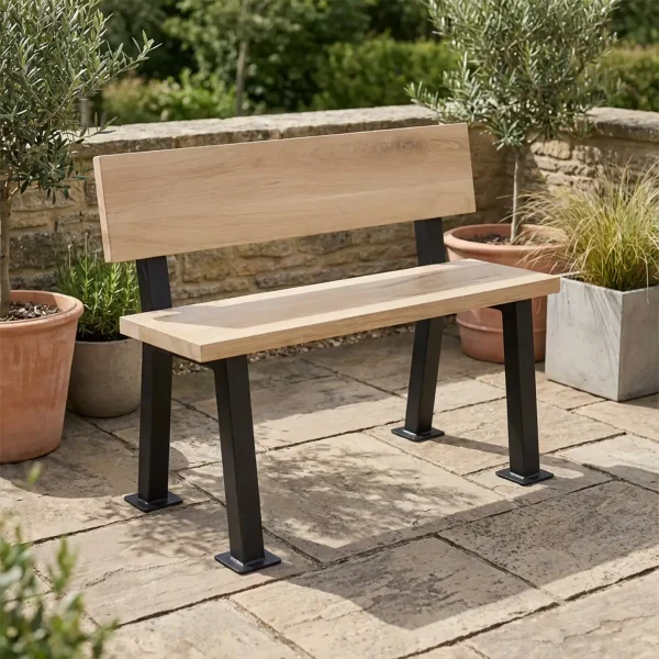 Noge za klupu PARK - 2 kom - Crne