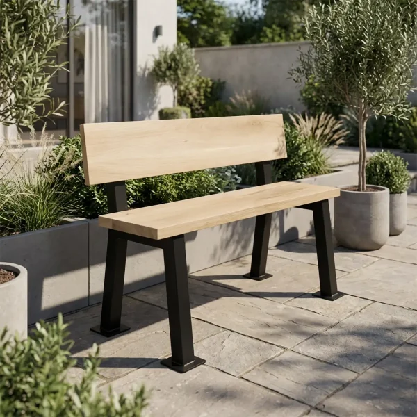 Noge za klupu PARK - 2 kom - Crne