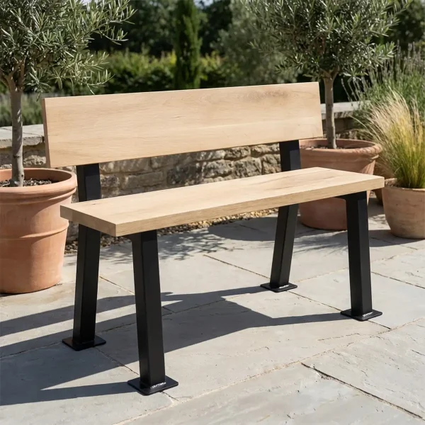 Noge za klupu PARK - 2 kom - Crne