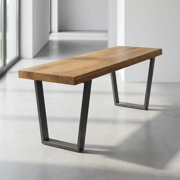 Noge za klub stolić ili klupu TRAPEZO - 2 kom - Crne - 43 x 40 cm