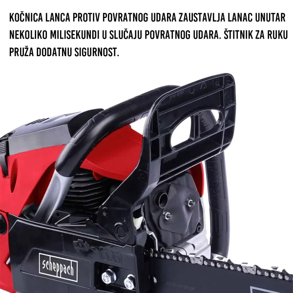 Benzinska lančana pila PCS53 - 51 cm - 2,7 HP - 53 cm³ - Scheppach