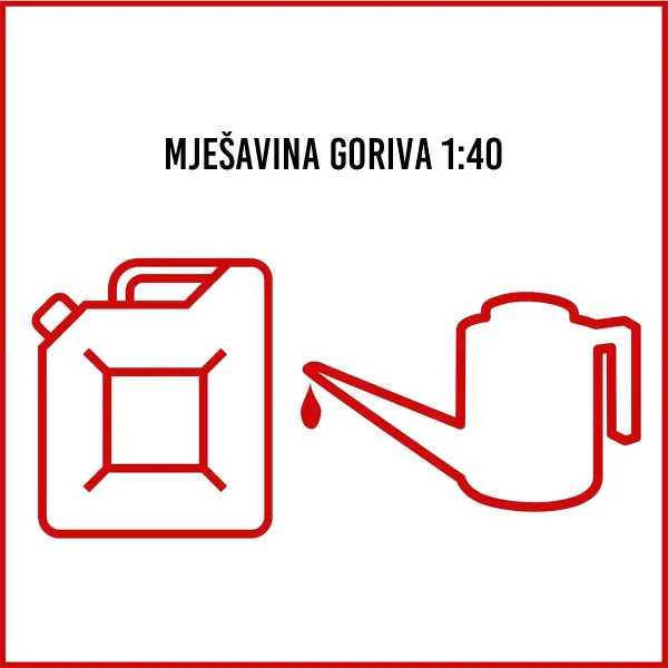 Benzinska lančana pila PCS53 - 51 cm - 2,7 HP - 53 cm³ - Scheppach