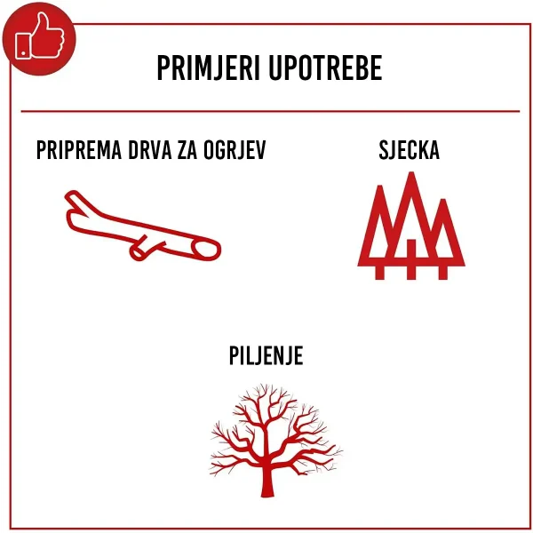 Benzinska lančana pila PCS53 - 51 cm - 2,7 HP - 53 cm³ - Scheppach