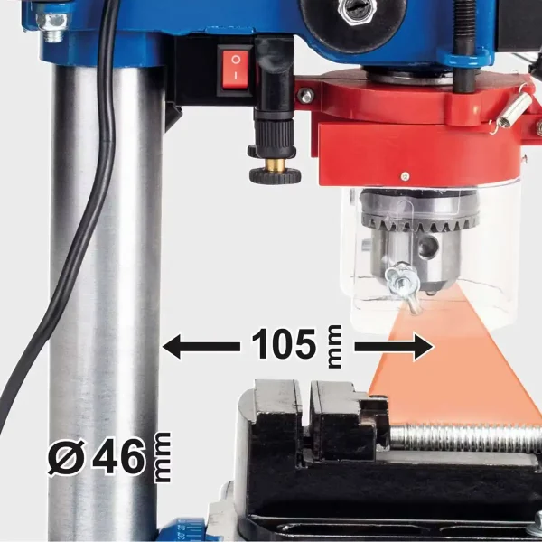 Stolna bušilica DP16VSL - 460 mm - 500W - Scheppach