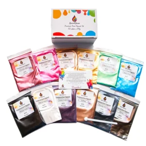 Pigment u prahu Mica - RESIN4DECOR - 12 x 10 g - SET