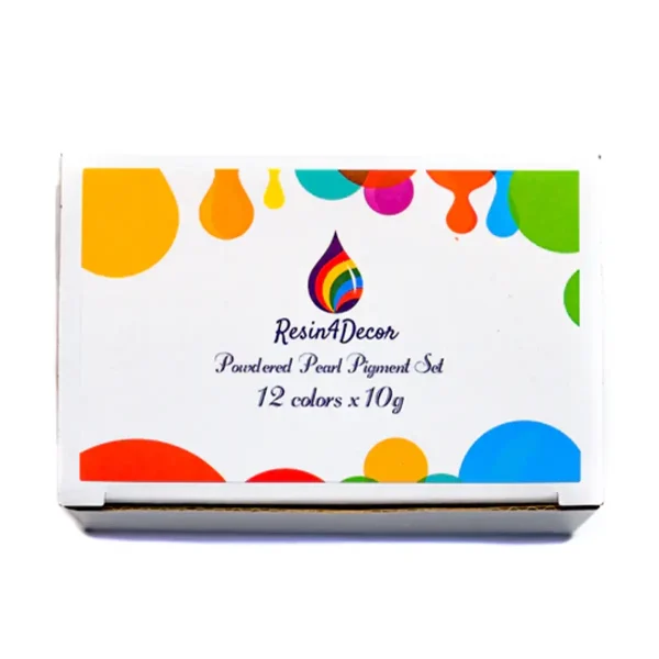 Pigment u prahu Mica - RESIN4DECOR - 12 x 10 g - SET