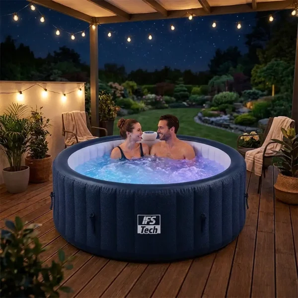 Masažni bazen HydraLux 6P - Navy Blue - 208 cm - 2400 W - IFS Tech