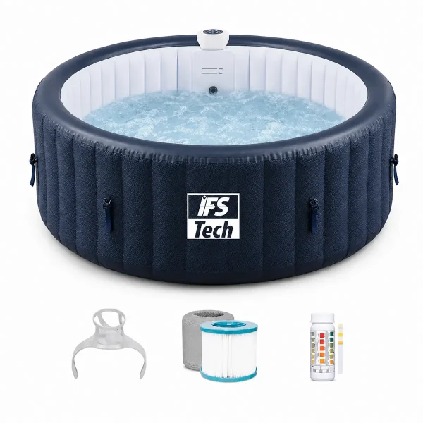 Masažni bazen HydraLux 6P - Navy Blue - 208 cm - 2400 W - IFS Tech